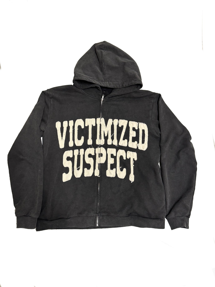 Distressed Essential Zip Up